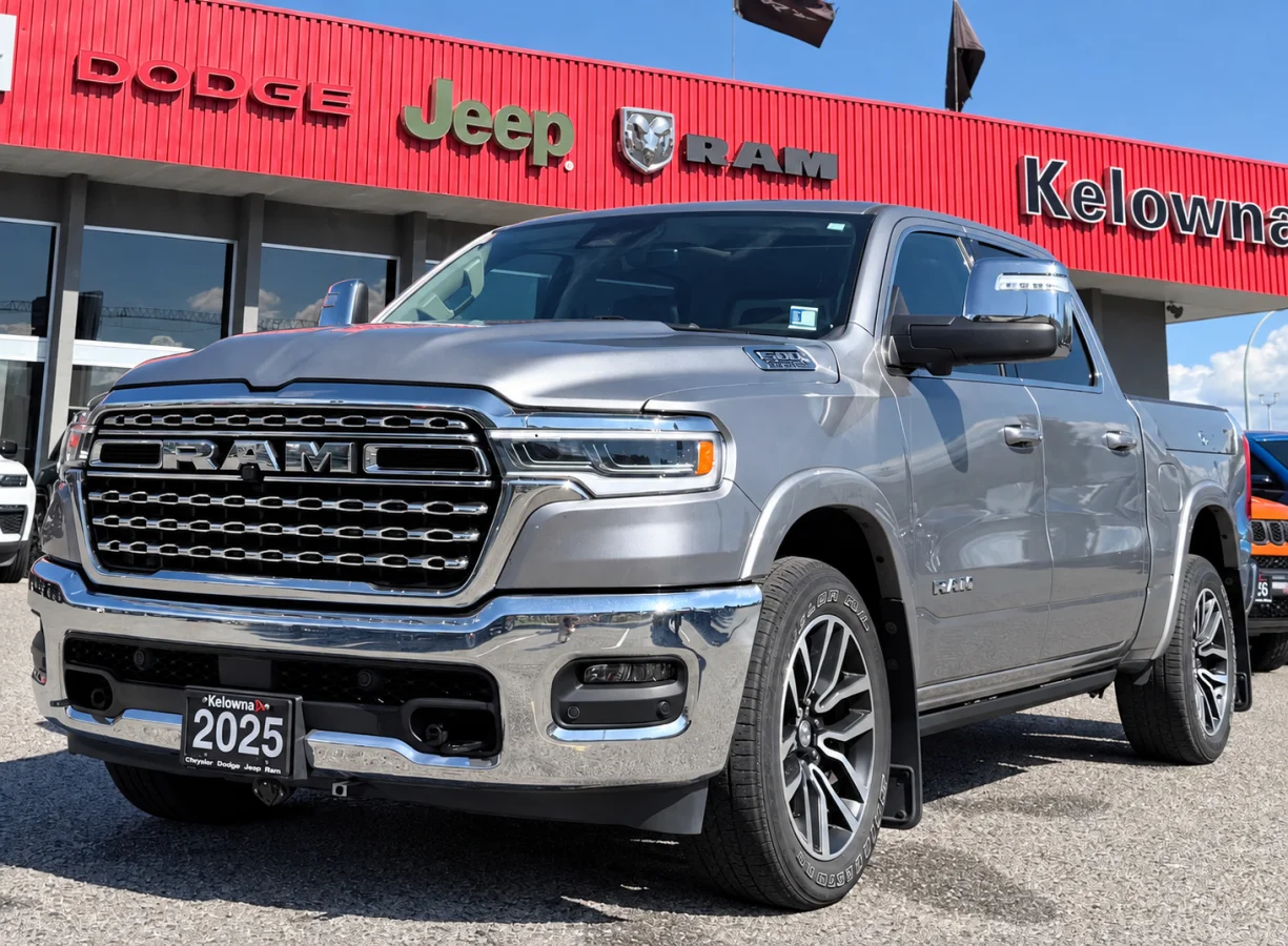 Used 2025 Silver RAM Limited Longhorn 4x4 Crew Cab 5
