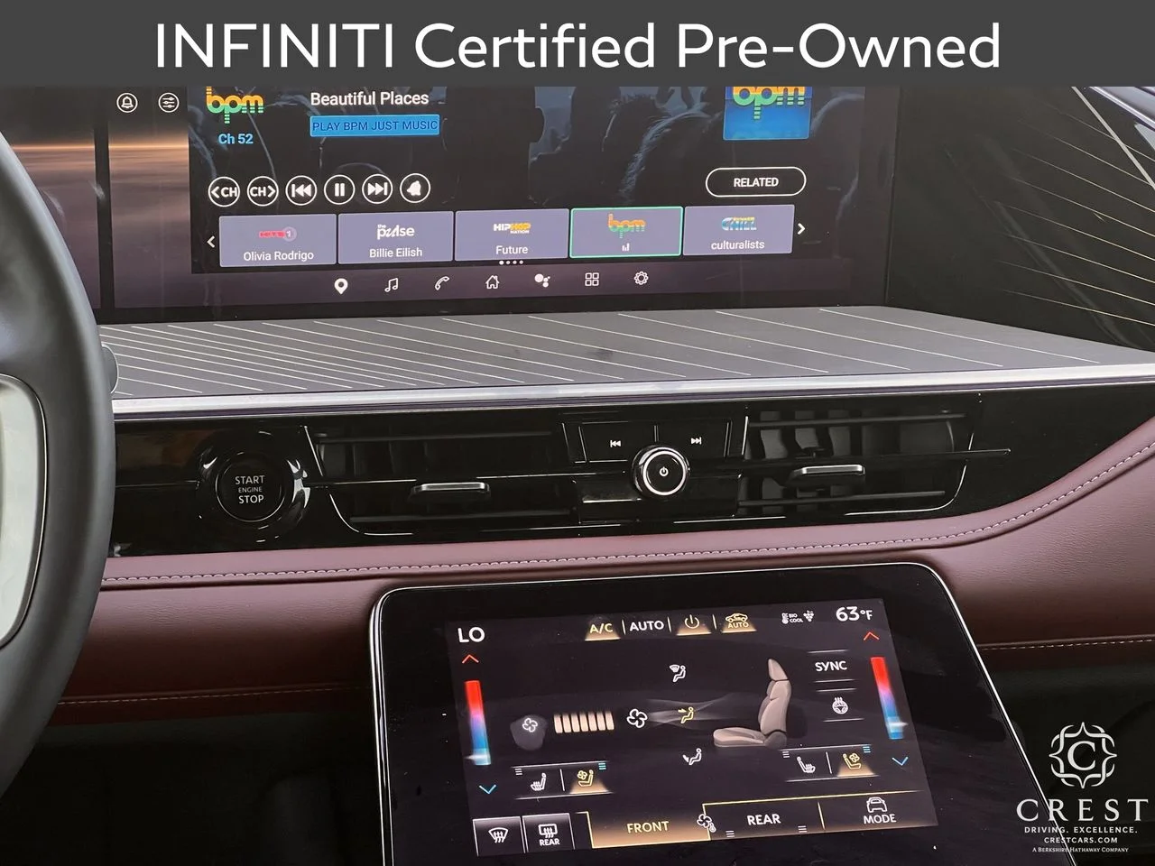 Certified Used 2026 Dynamic Metal Black Obsidian INFINITI AUTOGRAPH image 18