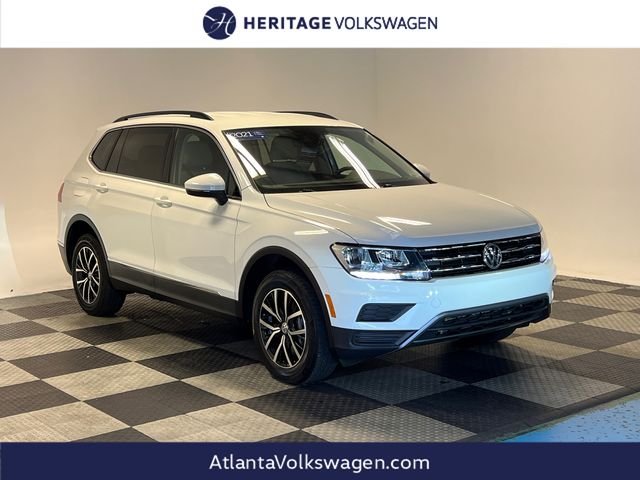 Certified Used 2021 White Volkswagen 2.0T SE image 1