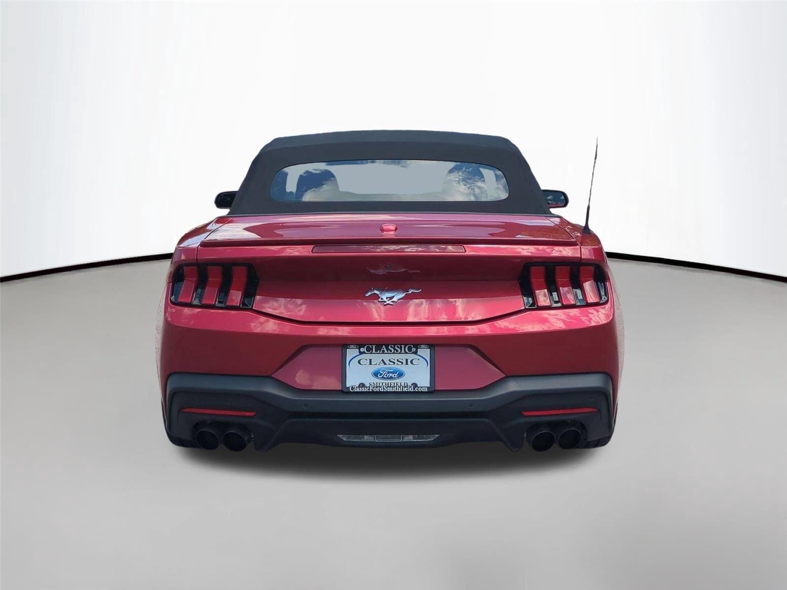 Used 2024 Rapid Red Metallic Tinted Clearcoat Ford EcoBoost Premium image 4