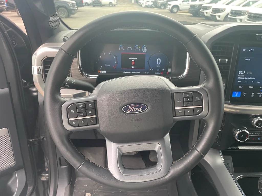 Used 2024 Carbonized Gray Metallic Ford LARIAT image 6