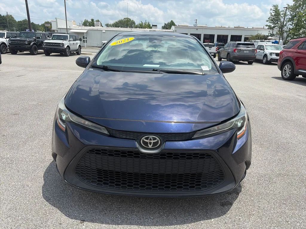 Used 2021 Blue Toyota LE image 13