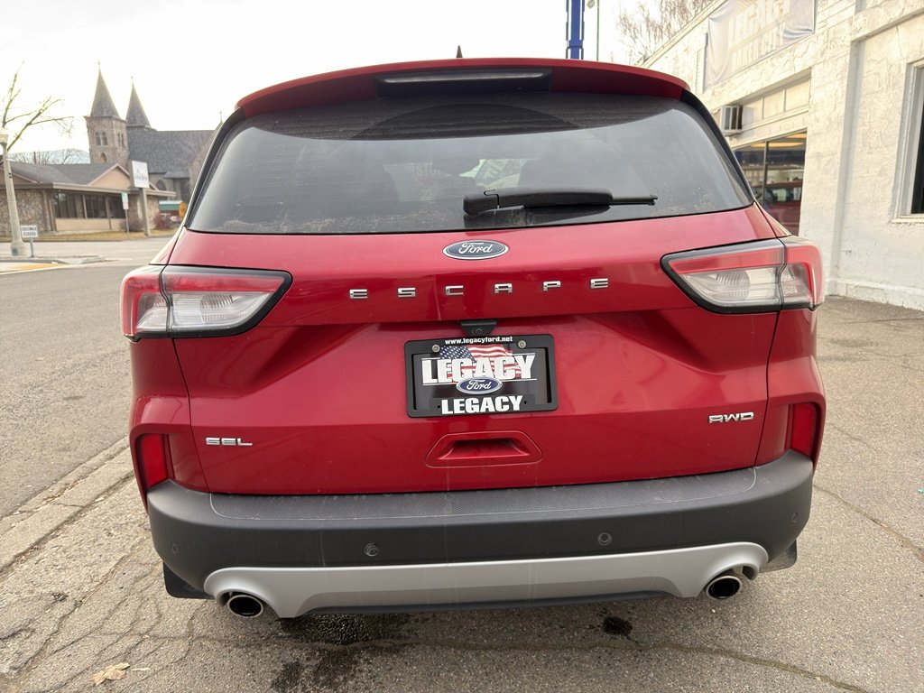 Used 2022 Red Metallic Ford SEL image 6