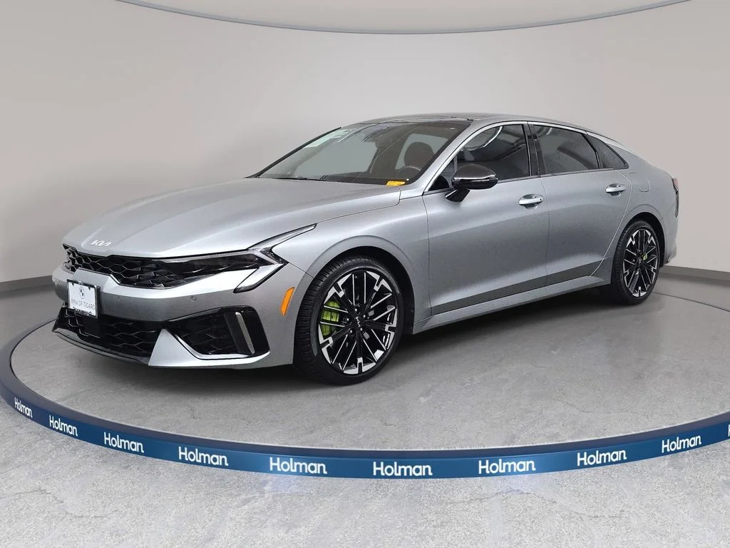Used 2025 Steel Matte Gray Kia GT image 1