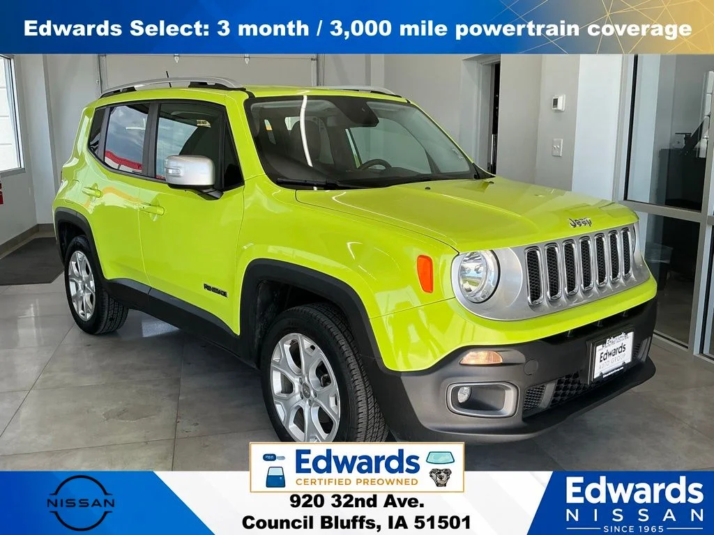 Used 2017 Jeep Renegade Limited with VIN ZACCJBDBXHPE96674 for sale in Council Bluffs, IA