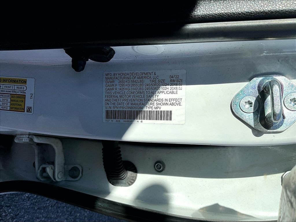 Used 2022 White Honda Special Edition image 9