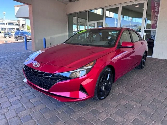 Certified Used 2021 Calypso Red Hyundai SEL image 1