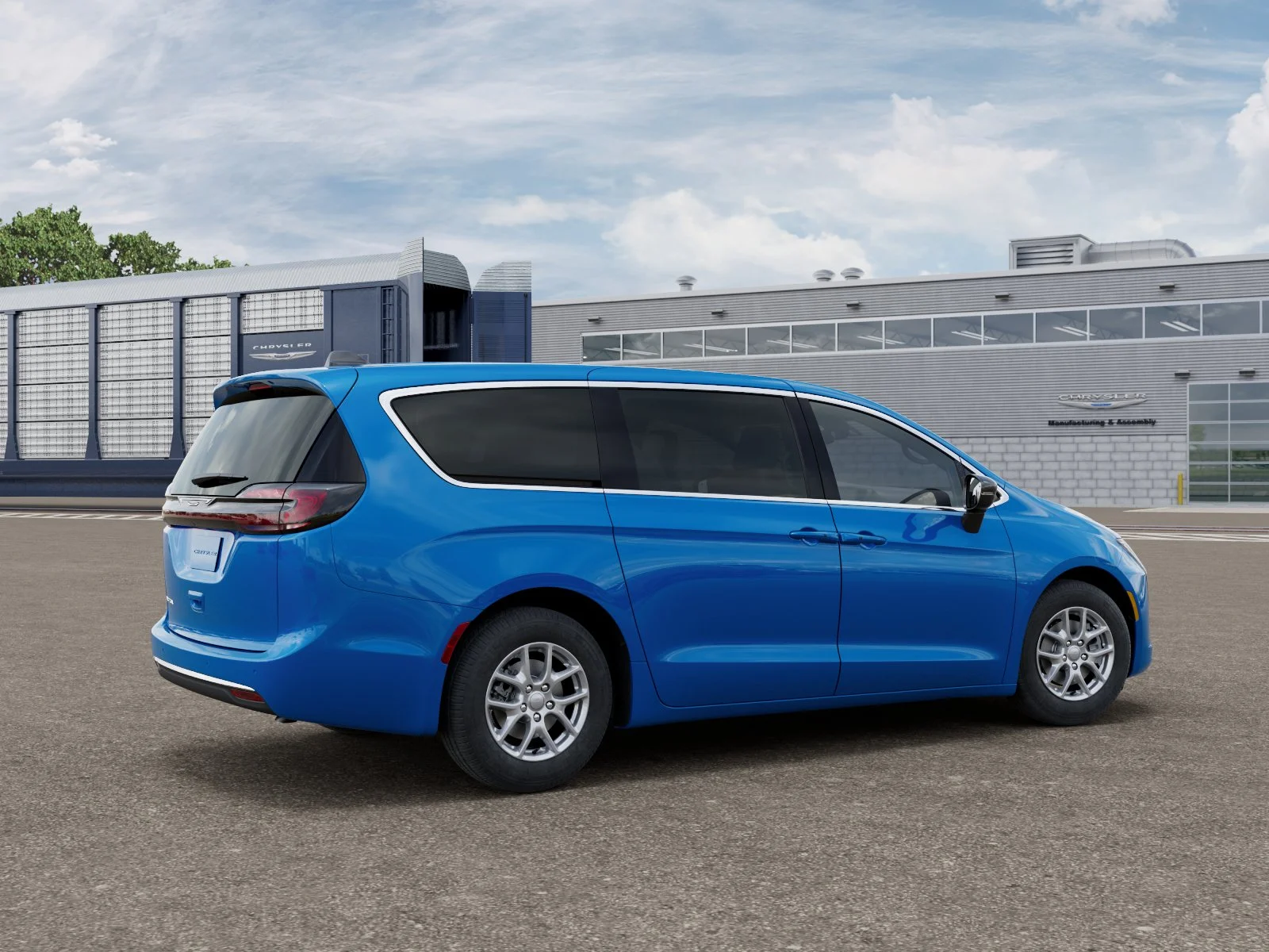 New 2027 Hydro Blue Pearl-Coat Exterior Paint Chrysler Select image 2