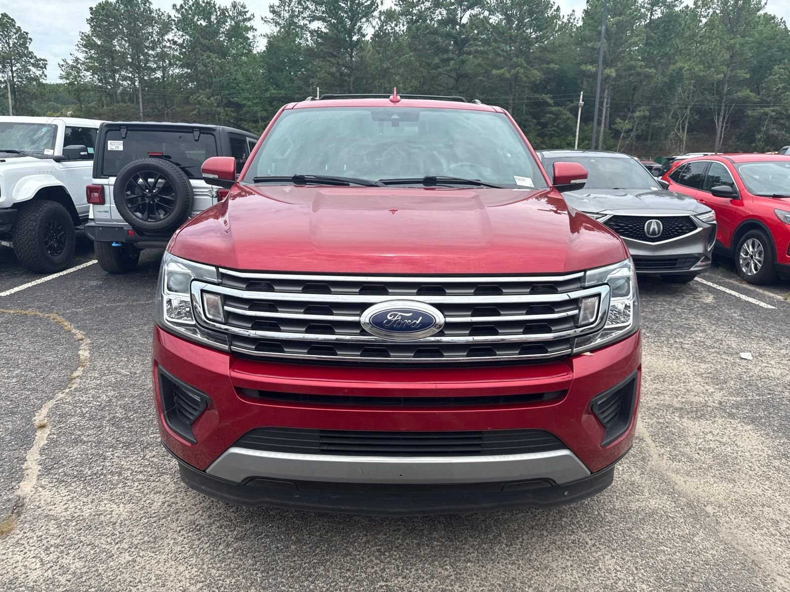 Used 2021 Red Ford XLT image 2