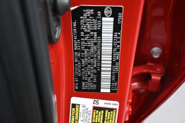 Used 2024 Red Toyota SE image 20