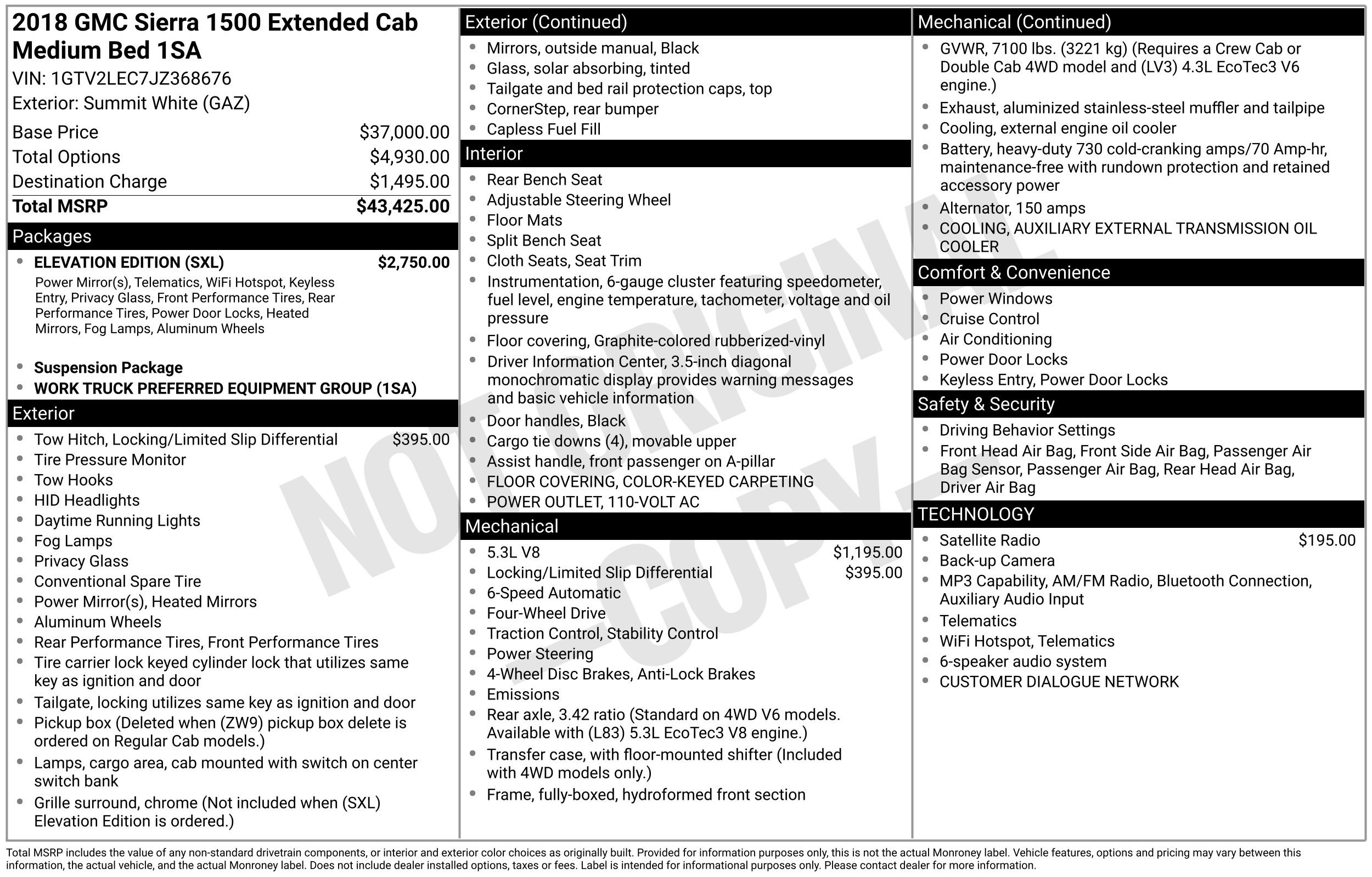 Used 2018 Summit White GMC Base image 39