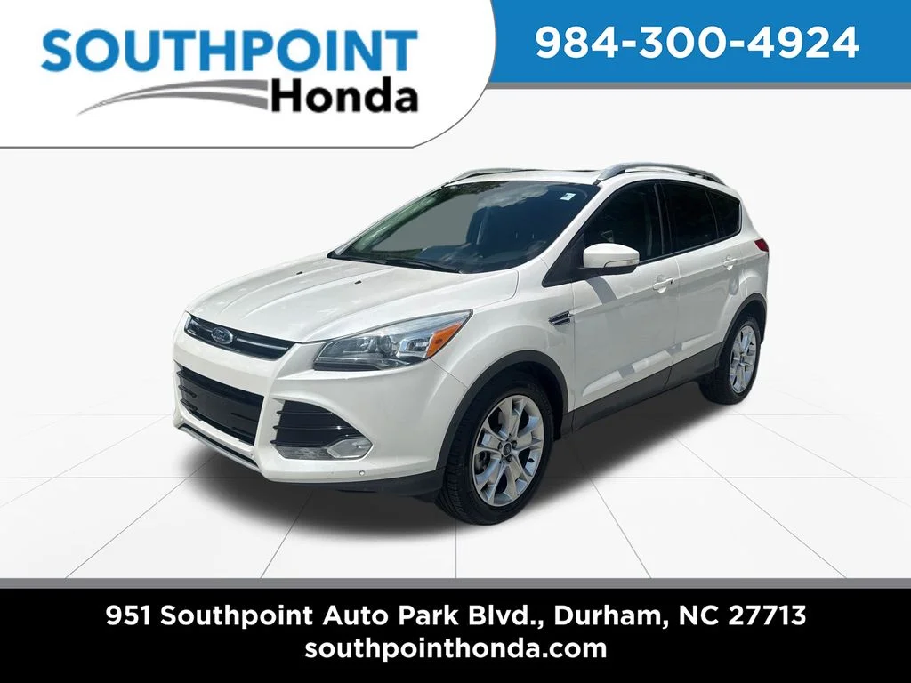 Used 2015 White Platinum Clearcoat Metallic Ford Titanium image 3