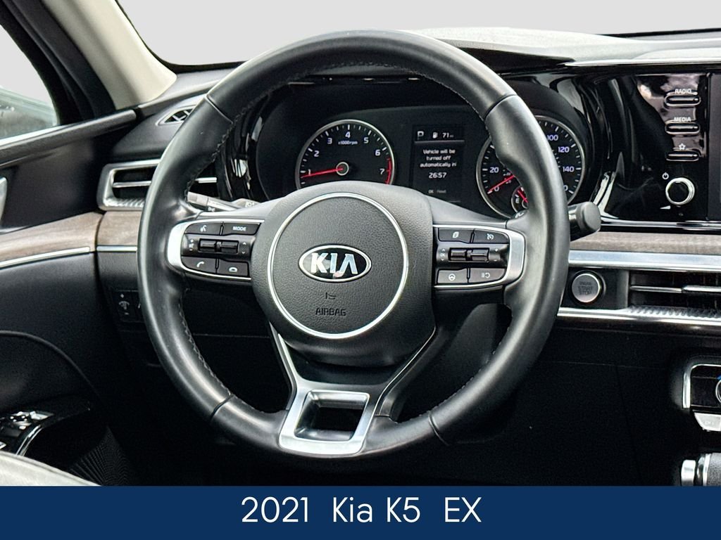 Used 2021 Black Kia EX image 28