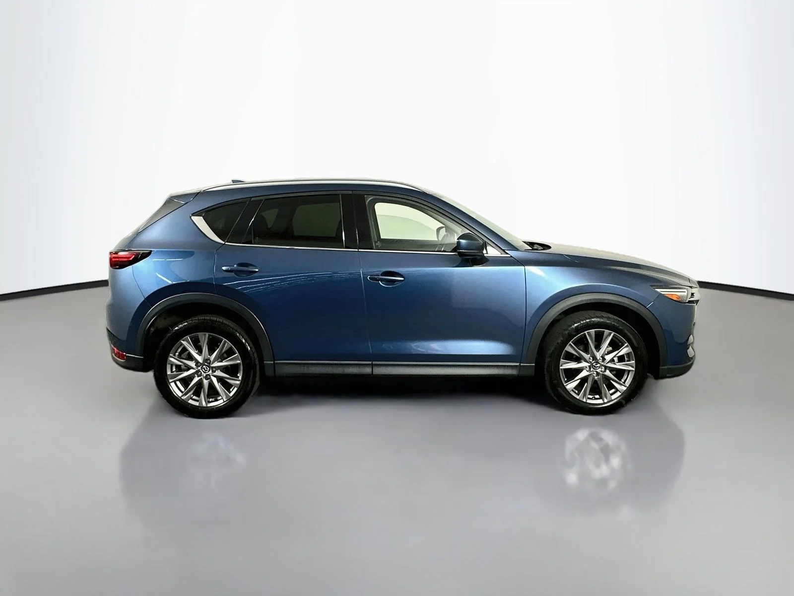Used 2021 Eternal Blue Mica Mazda Grand Touring Blind Spot Sunroof Bose Sound image 8