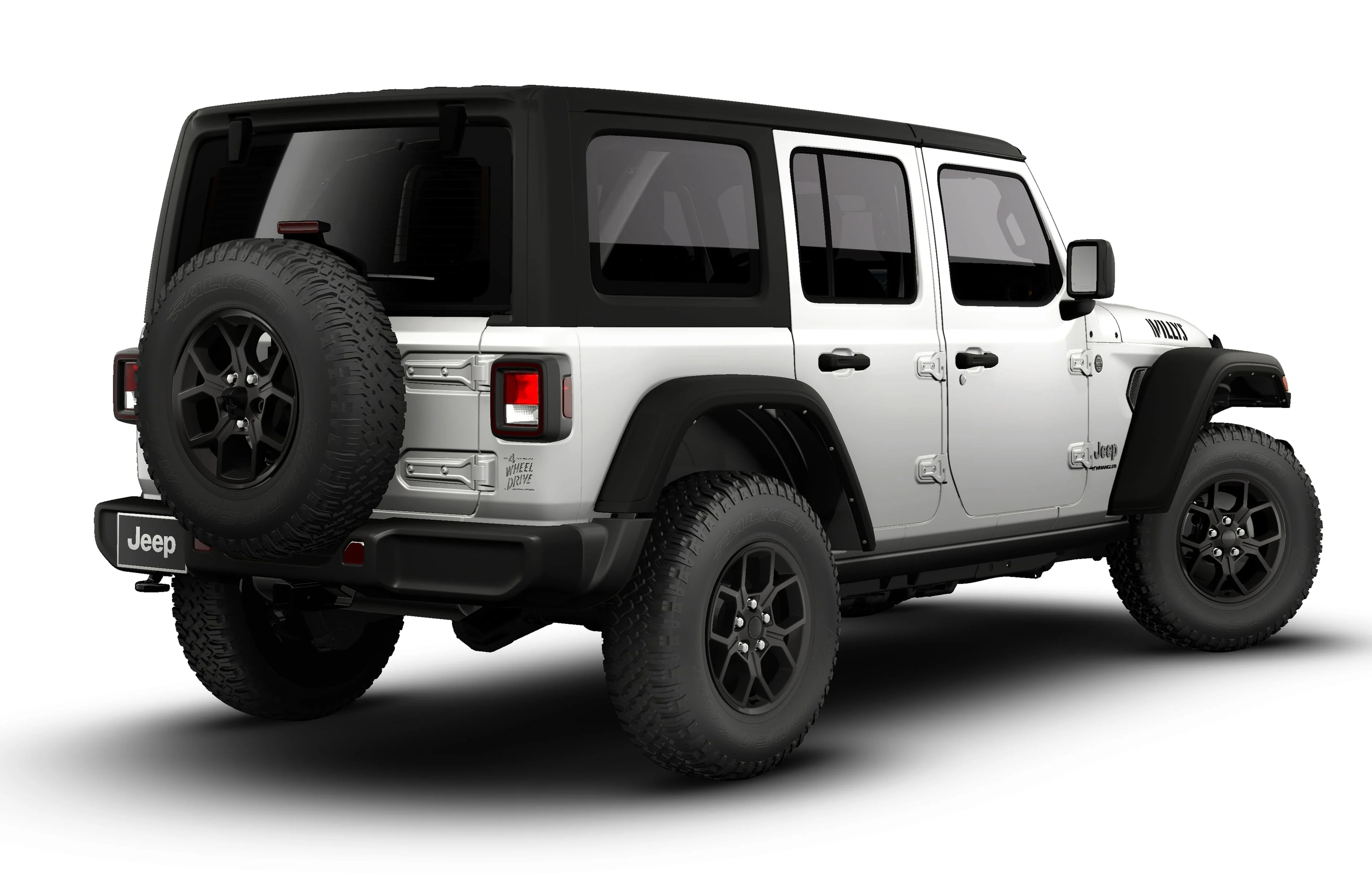 New 2026 Bright White Clear-Coat Exterior Paint Jeep Willys image 2