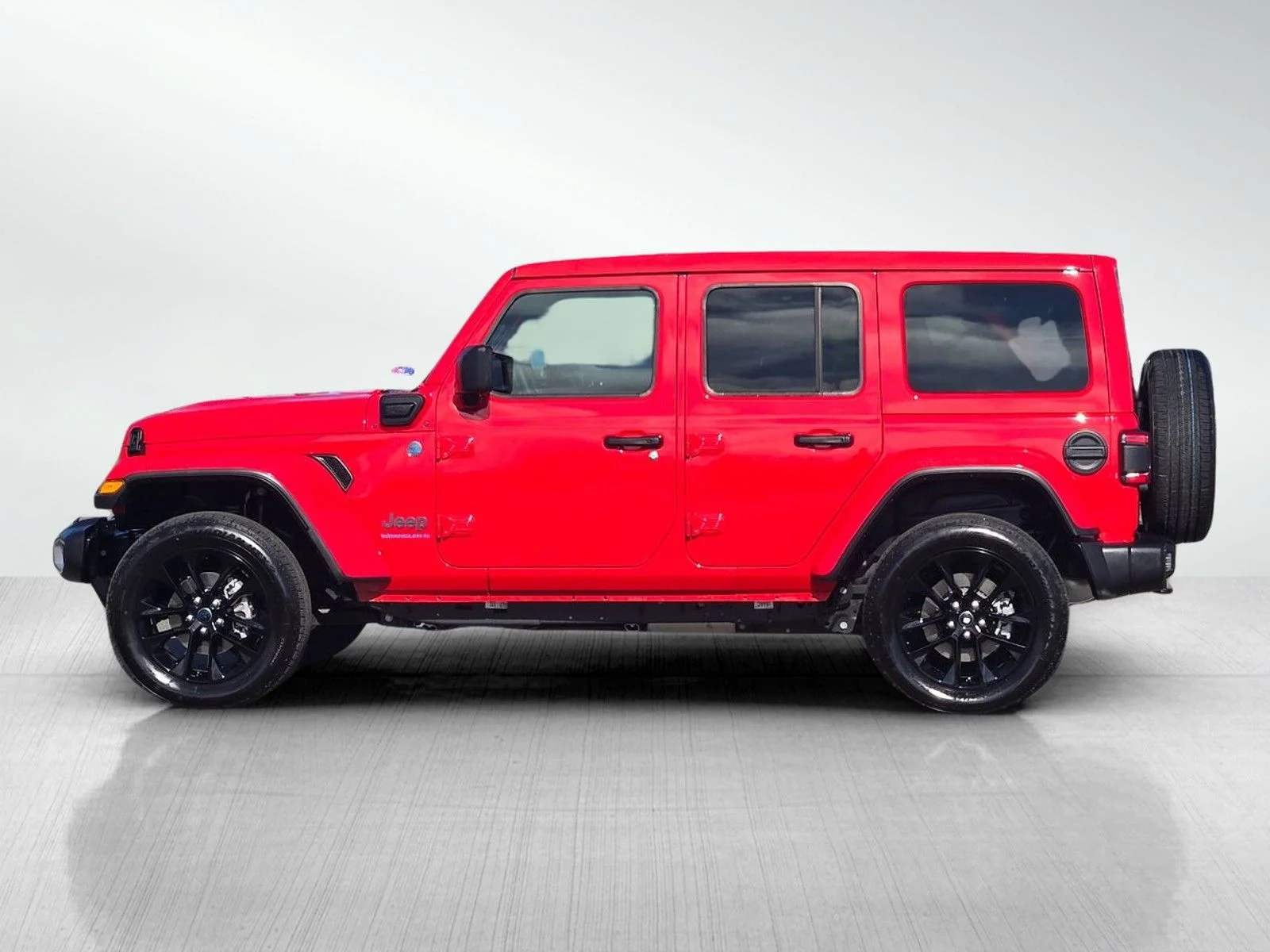 Used 2025 Firecracker Red Clearcoat Jeep Sahara 4xe image 10