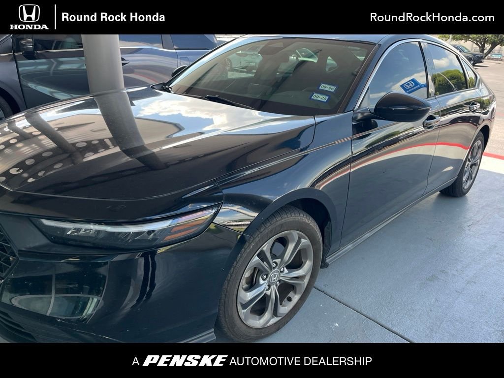 Used 2023 Crystal Black Pearl Honda EX image 1
