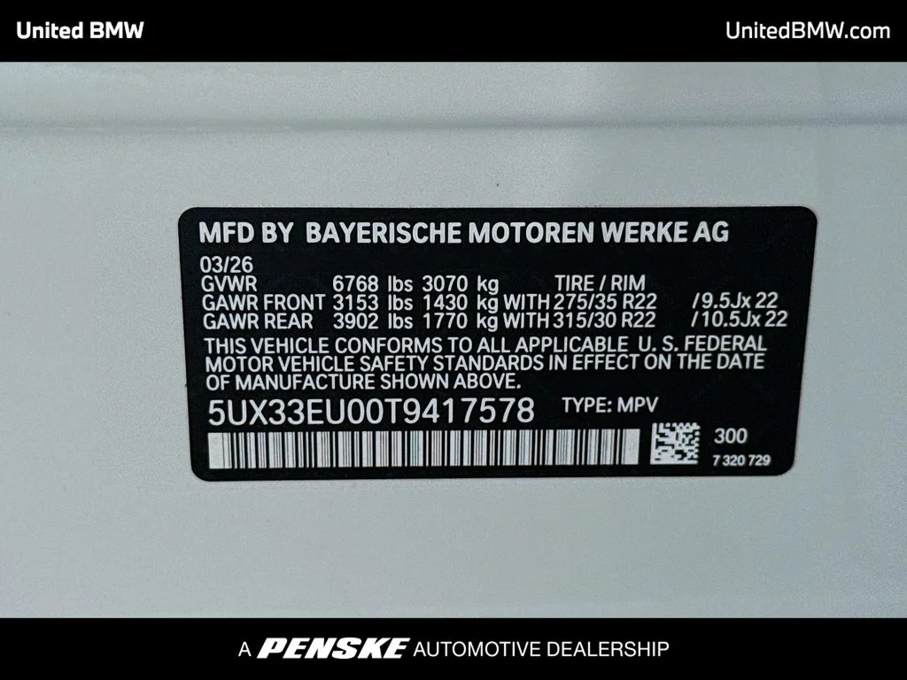 New 2026 Alpine White BMW M60i image 15