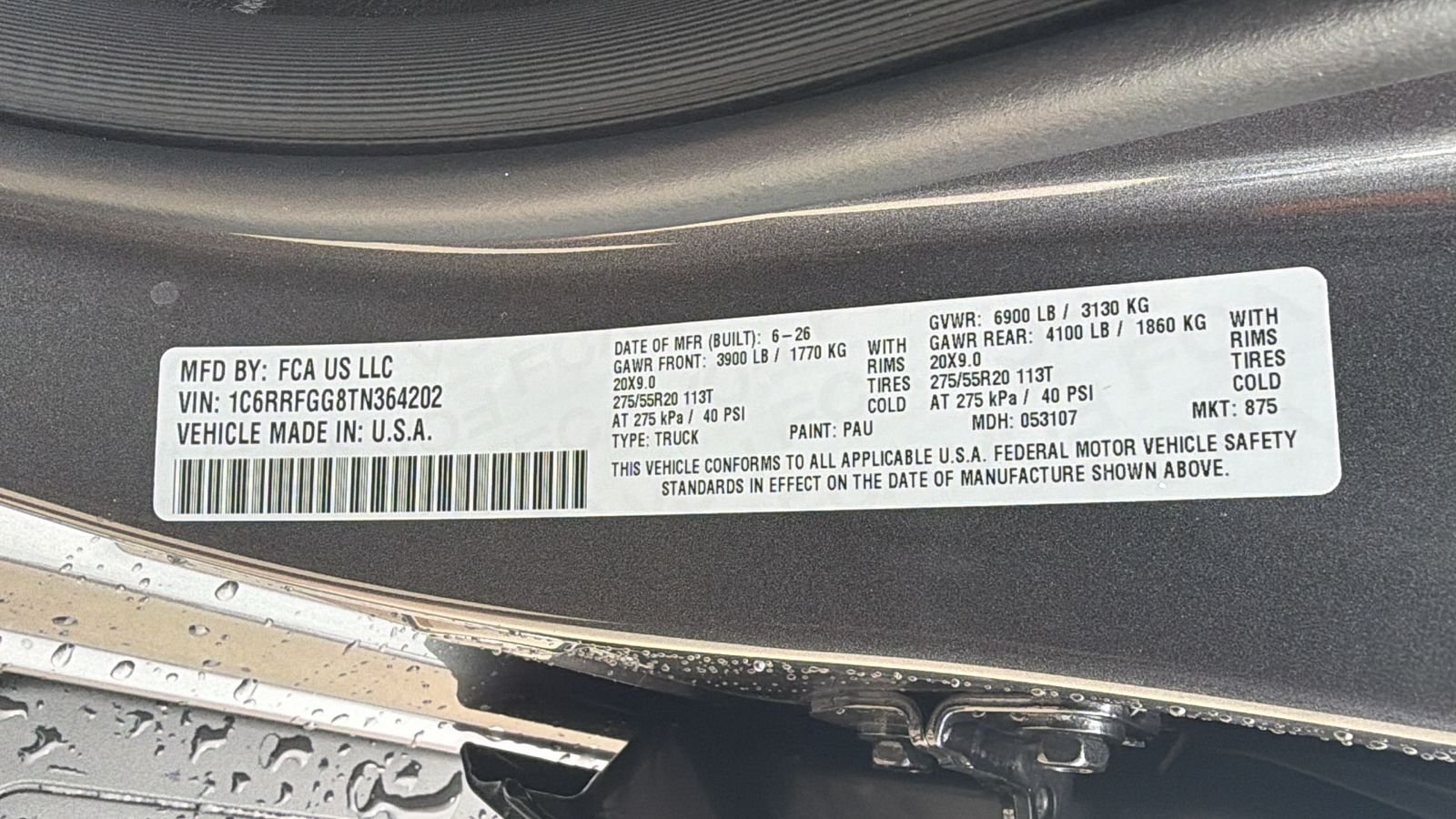 New 2026 Granite Crystal Metallic Clear-Coat Exterior Paint RAM Express image 32