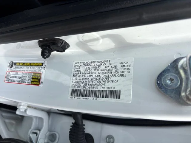 Used 2022 White Honda RTL image 37