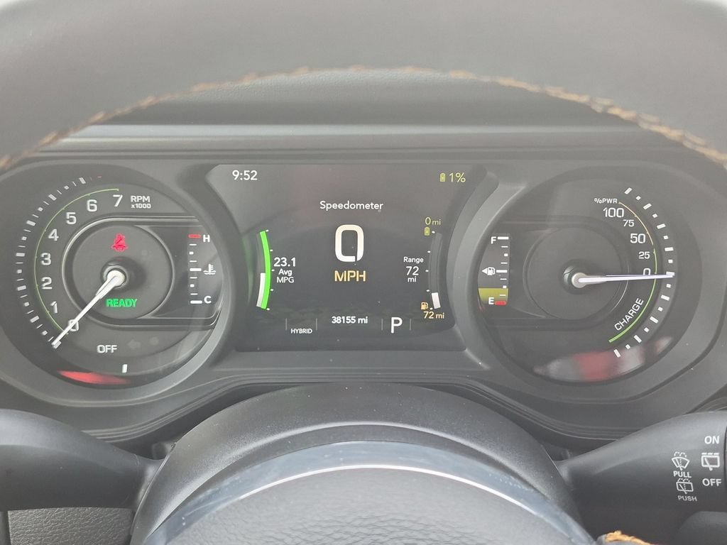 Used 2024 Gray Jeep Sahara 4xe image 23