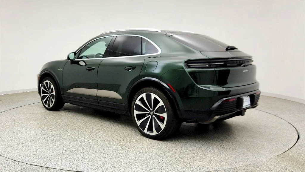 Used 2024 Oak Green Metallic Neo Porsche Electric Turbo AWD w/ 22