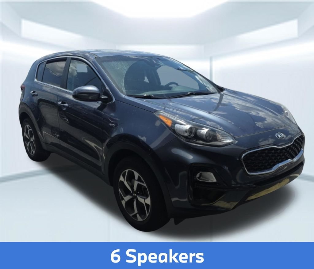 Used 2021 Blue Kia LX image 6