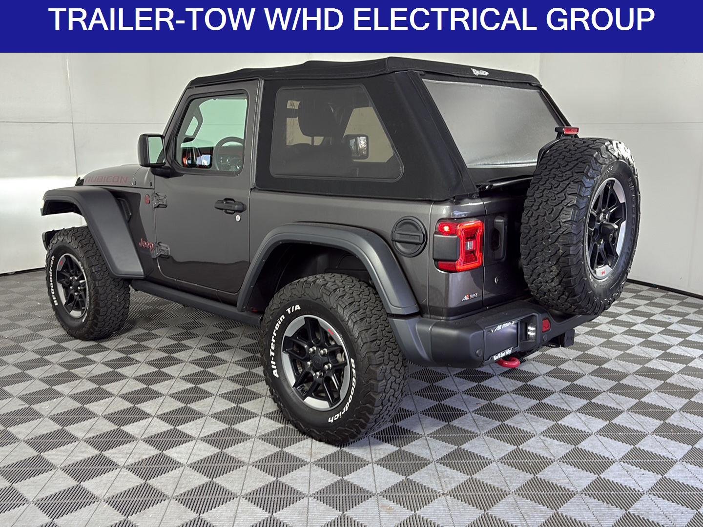 Used 2019 Granite Crystal Metallic Clearcoat Jeep Rubicon image 7
