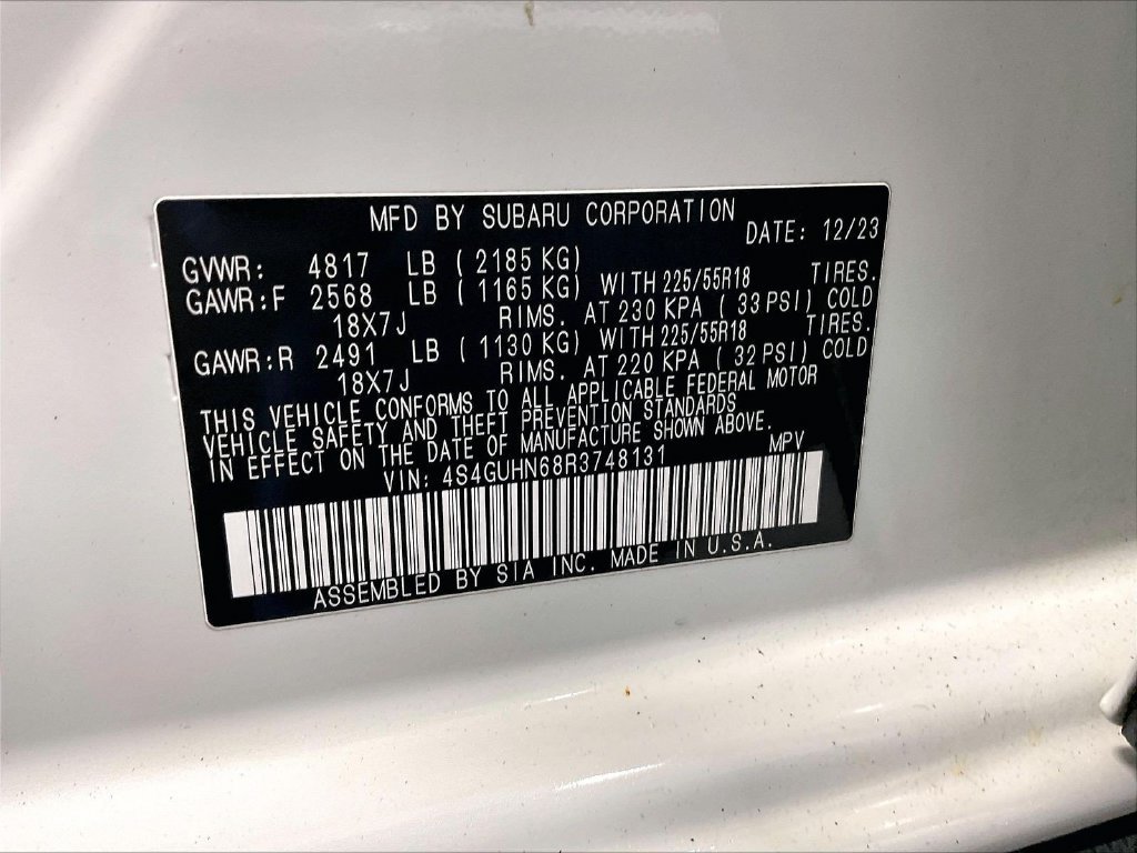 Used 2024 White Subaru Limited image 37