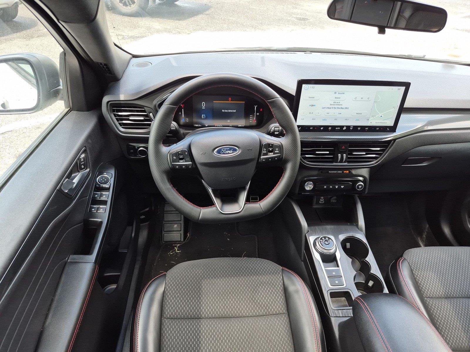 Used 2024 Star White Metallic Tri-Coat Ford ST-Line image 34