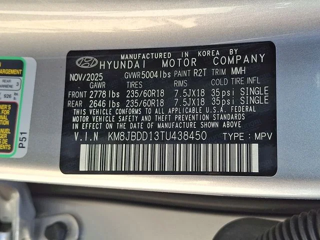 New 2026 Silver Hyundai SEL image 17