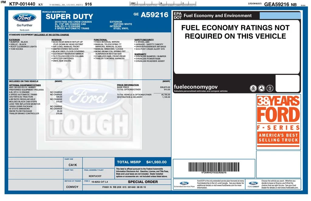 Used 2016 White Ford XL image 17