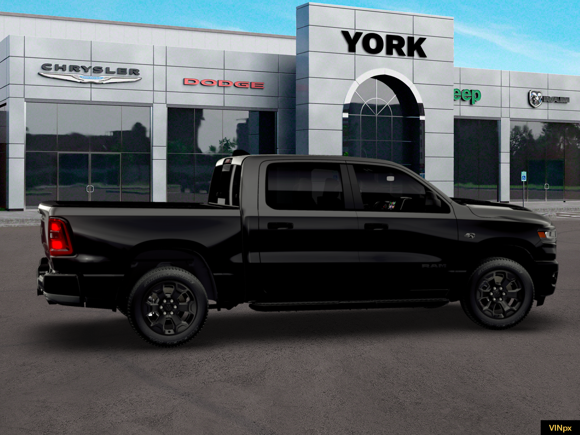New 2026 Diamond Black Crystal Pearlcoat RAM Express image 15