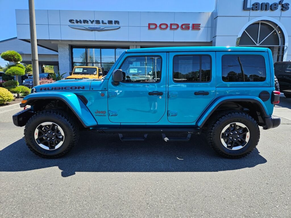 Used 2020 Bikini Pearl Coat Jeep Unlimited Rubicon image 2