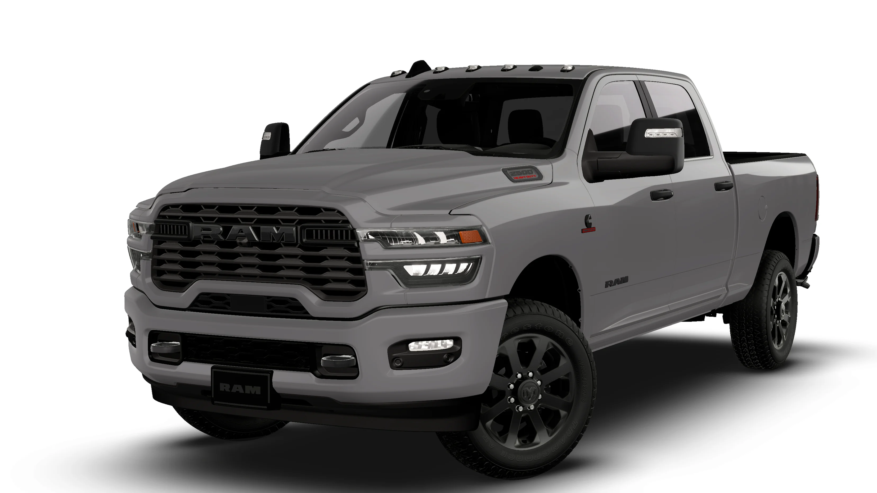 New 2026 Ceramic Gray Clear-Coat Exterior Paint RAM Big Horn image 13