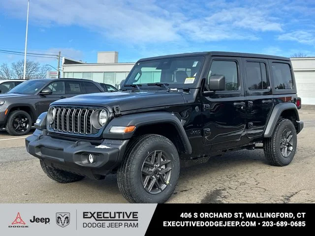New 2026 Black Clearcoat Jeep Sport S image 1
