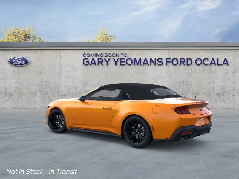 New 2026 Orange Fury Metallic Tri-coat Ford EcoBoost® Convertible image 4