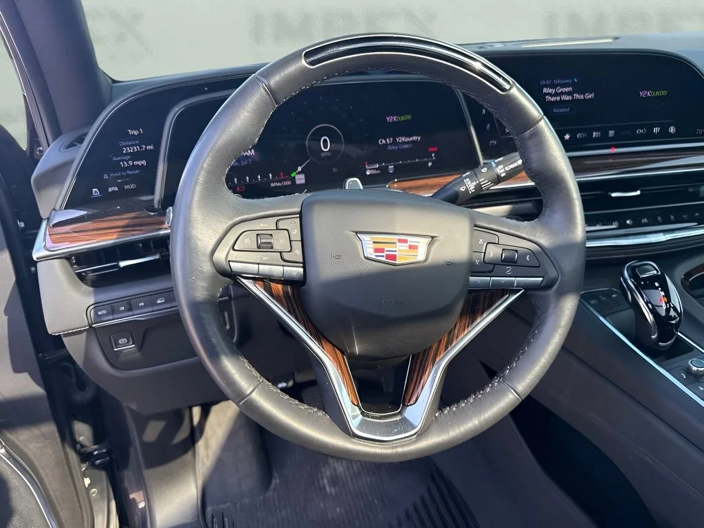 Used 2023 Galactic Gray Metallic Cadillac Premium Luxury image 11