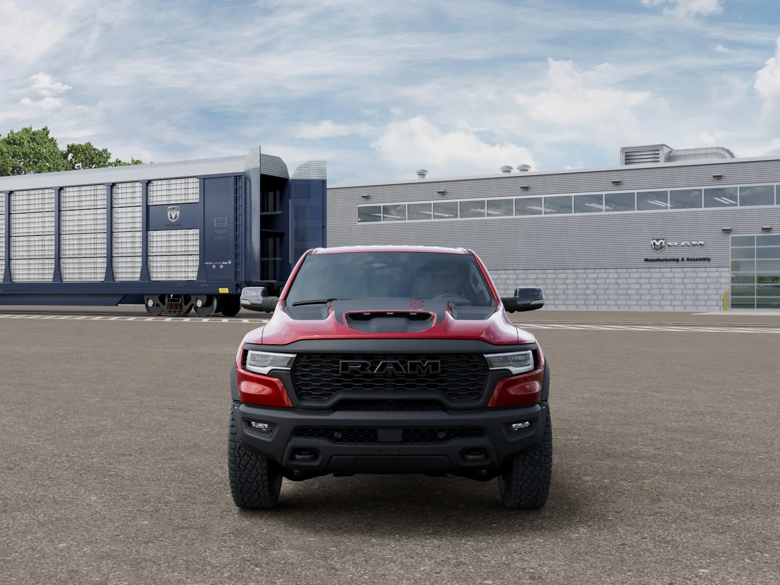 New 2026 Molten Red Pearl-Coat Exterior Paint RAM RHO image 6