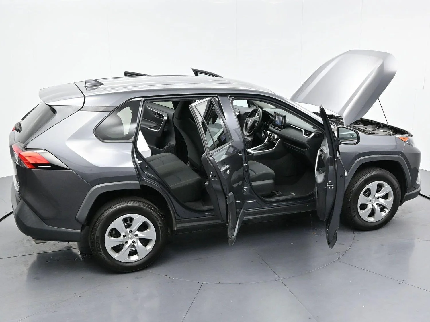Used 2022 Magnetic Gray Metallic Toyota LE image 38