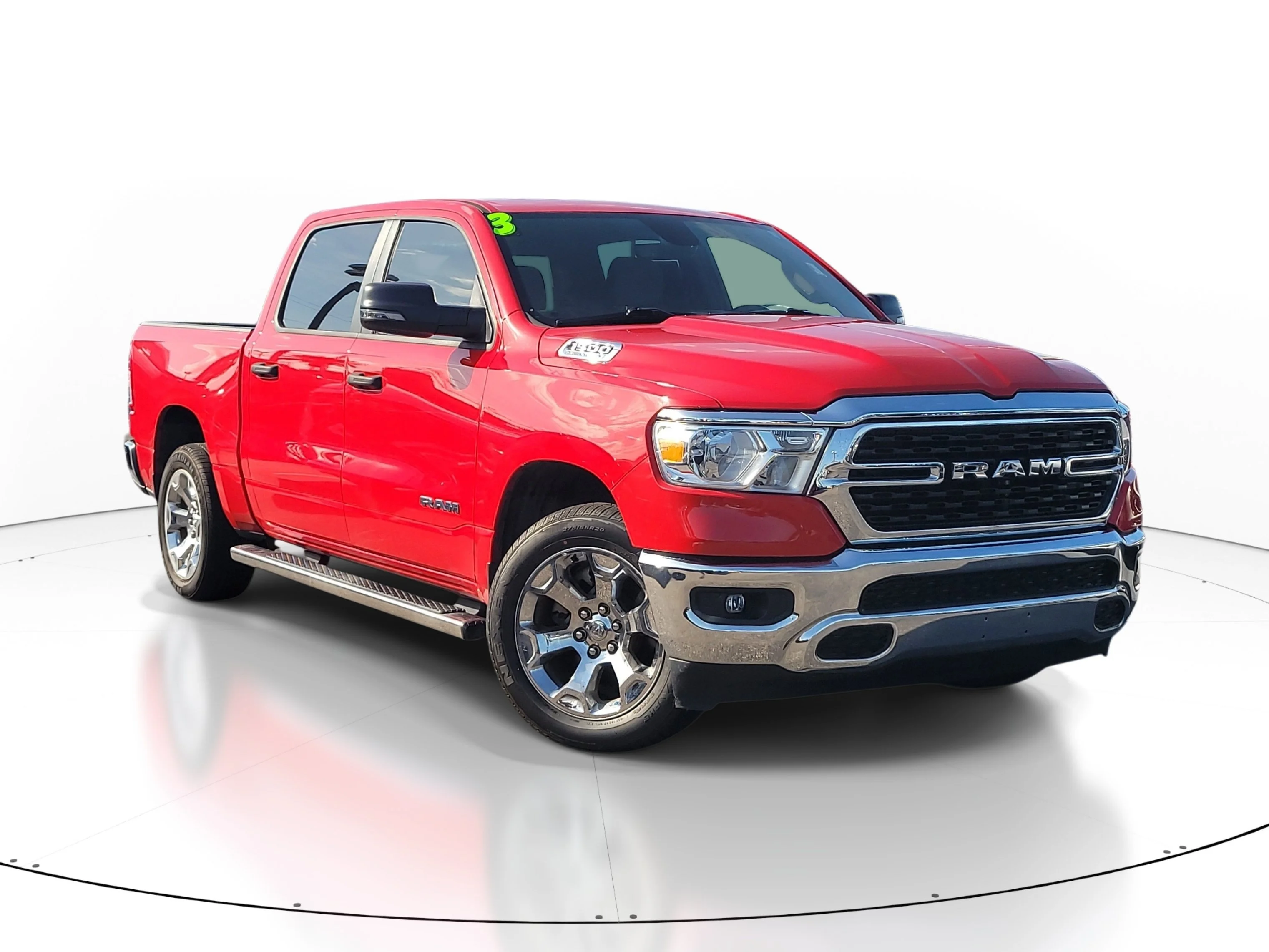 Used 2023 Flame Red Clearcoat Ram Big Horn image 1