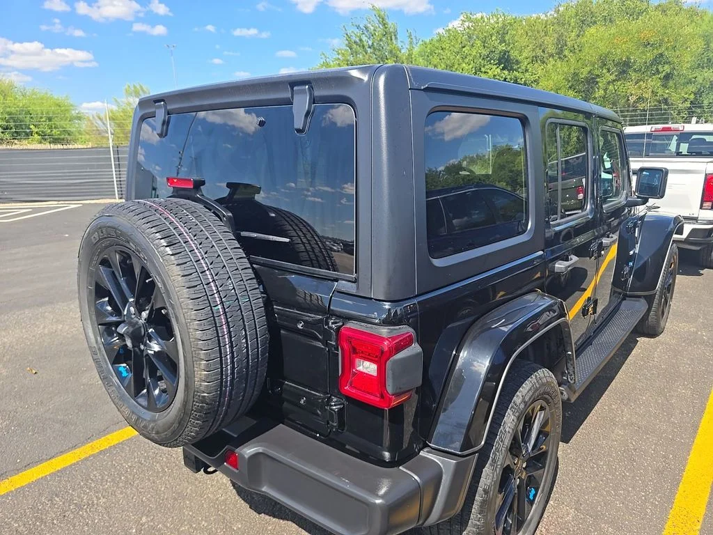 Used 2023 Black Jeep Sahara 4xe image 2