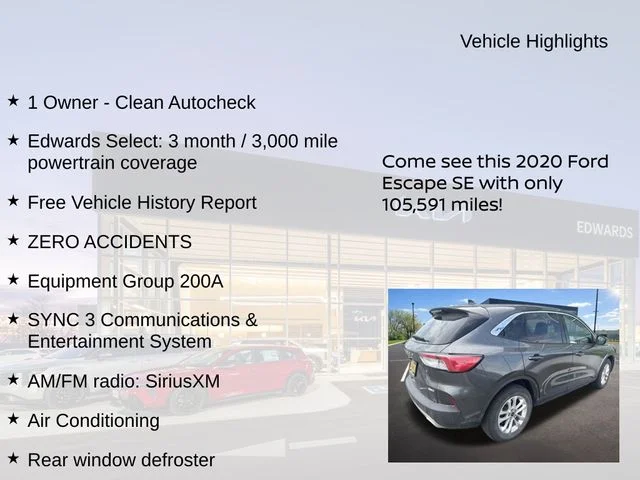Used 2020 Gray Ford SE image 7