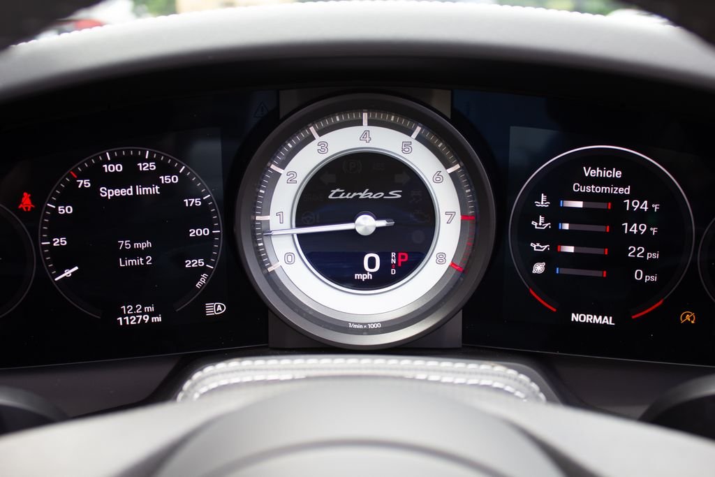 Used 2021 Blue Porsche Turbo S image 16