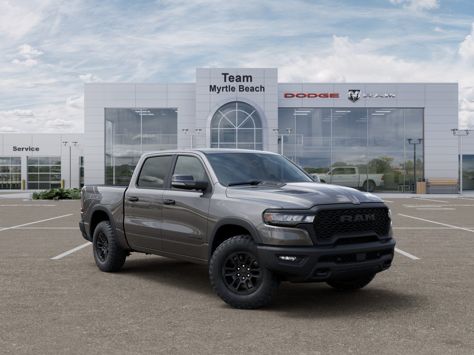 New 2026 Granite Crystal Metallic Clear-Coat Exterior Paint RAM Rebel image 36