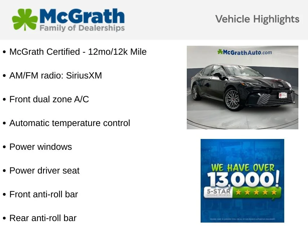 Used 2025 Black Toyota XLE image 6