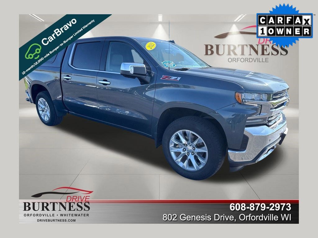 Used 2021 Shadow Gray Metallic Chevrolet LTZ image 1