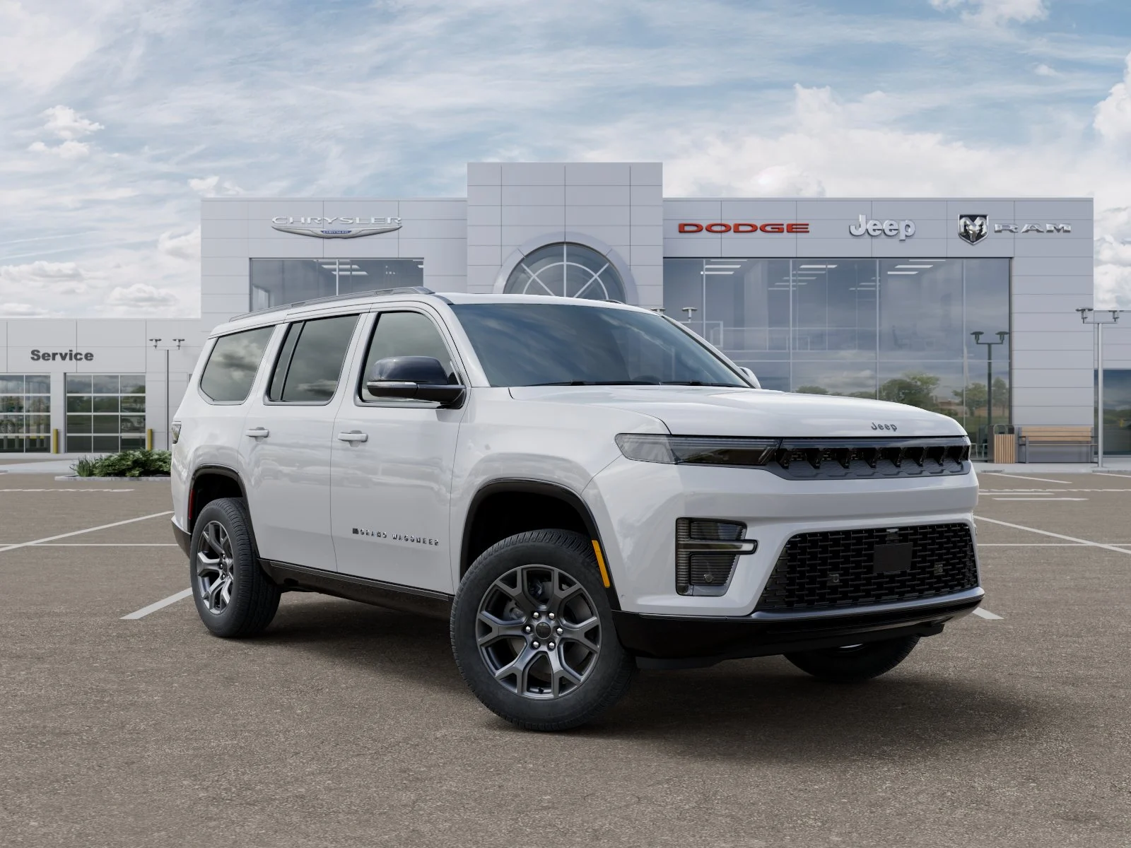 New 2026 Bright White Clear-Coat Exterior Paint Jeep Limited Altitude image 30