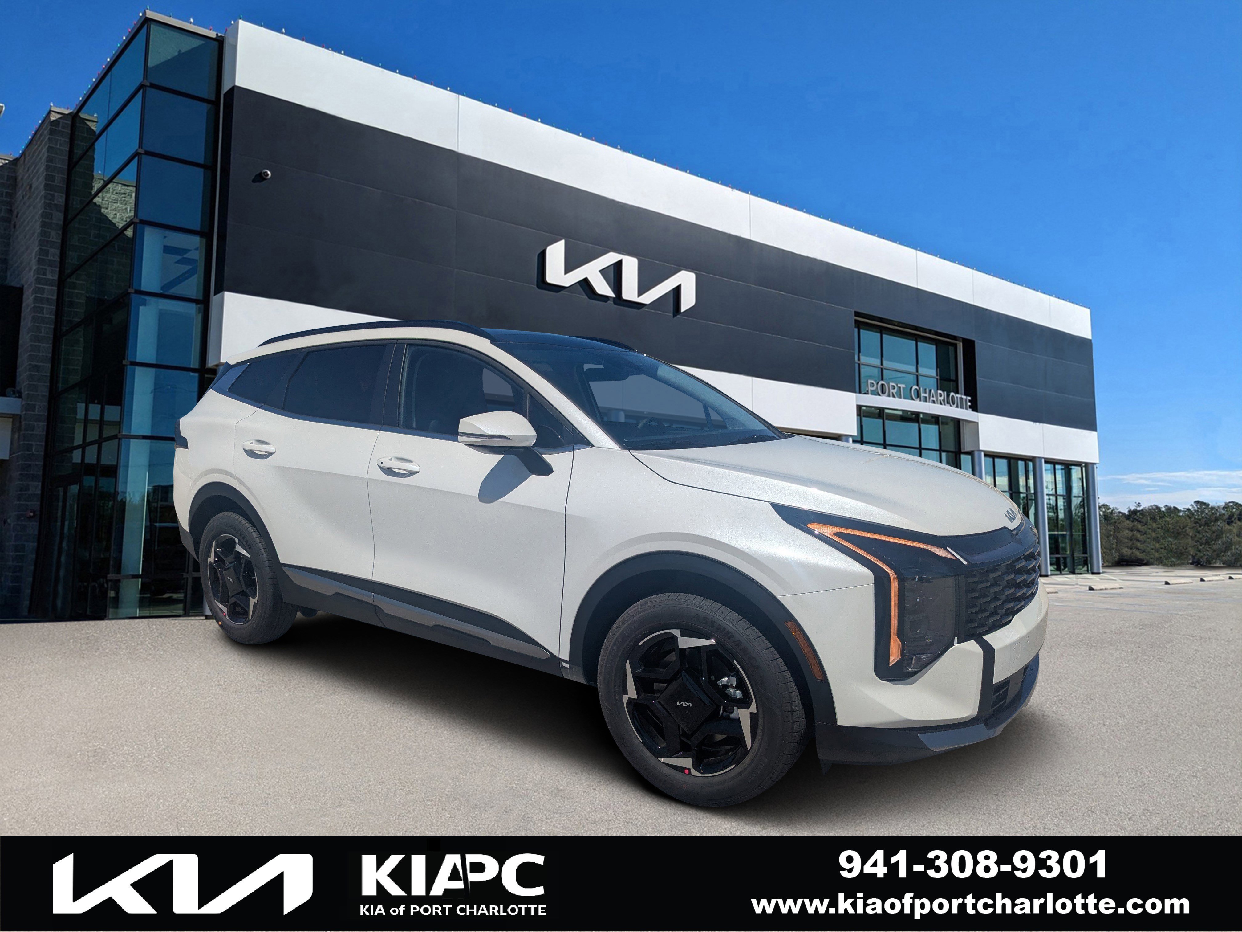 New 2026 Snow White Pearl Kia EX image 1