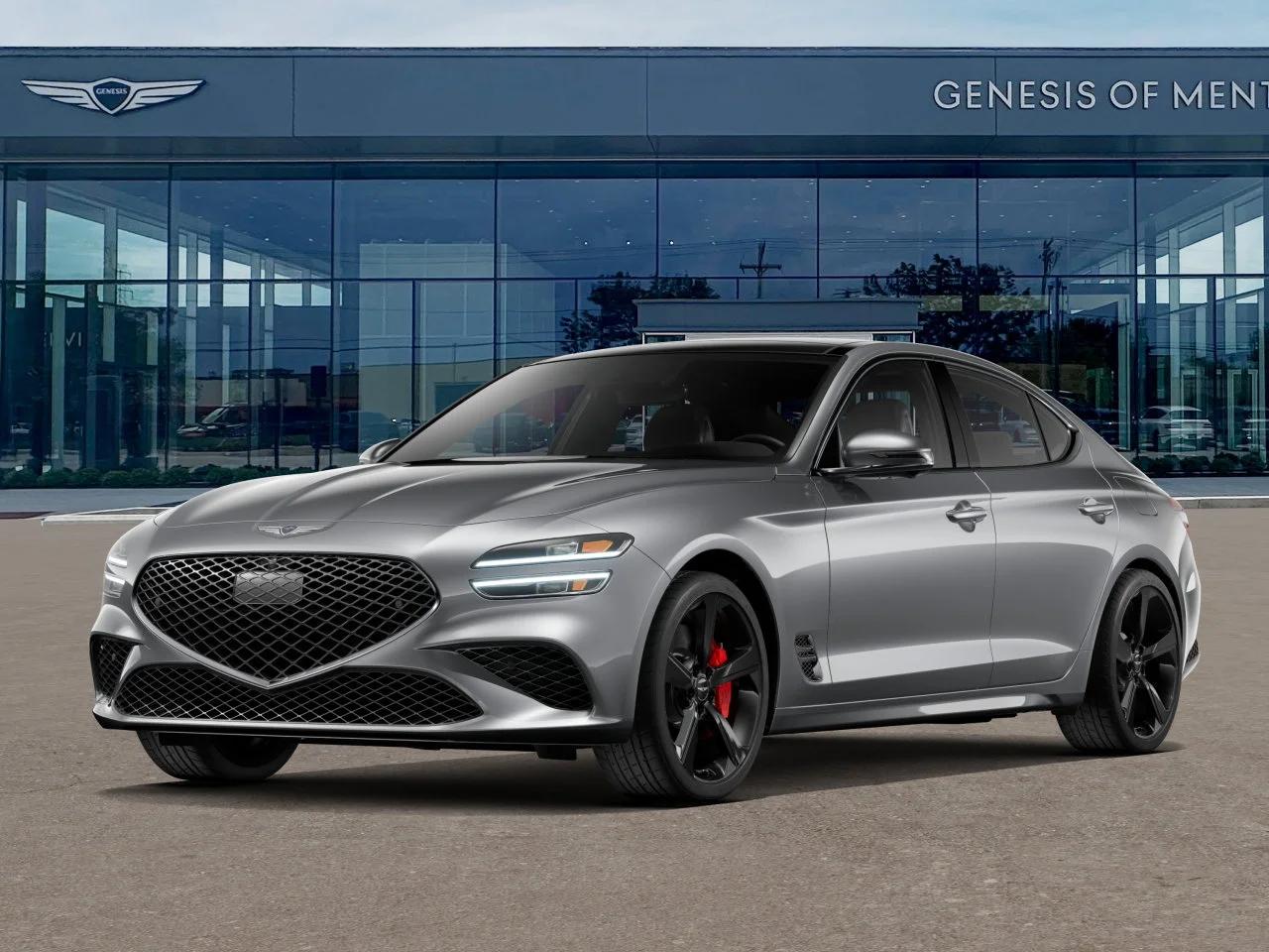 New 2026 Savile Silver Metallic Genesis 3.3T AWD Sport Prestige image 1